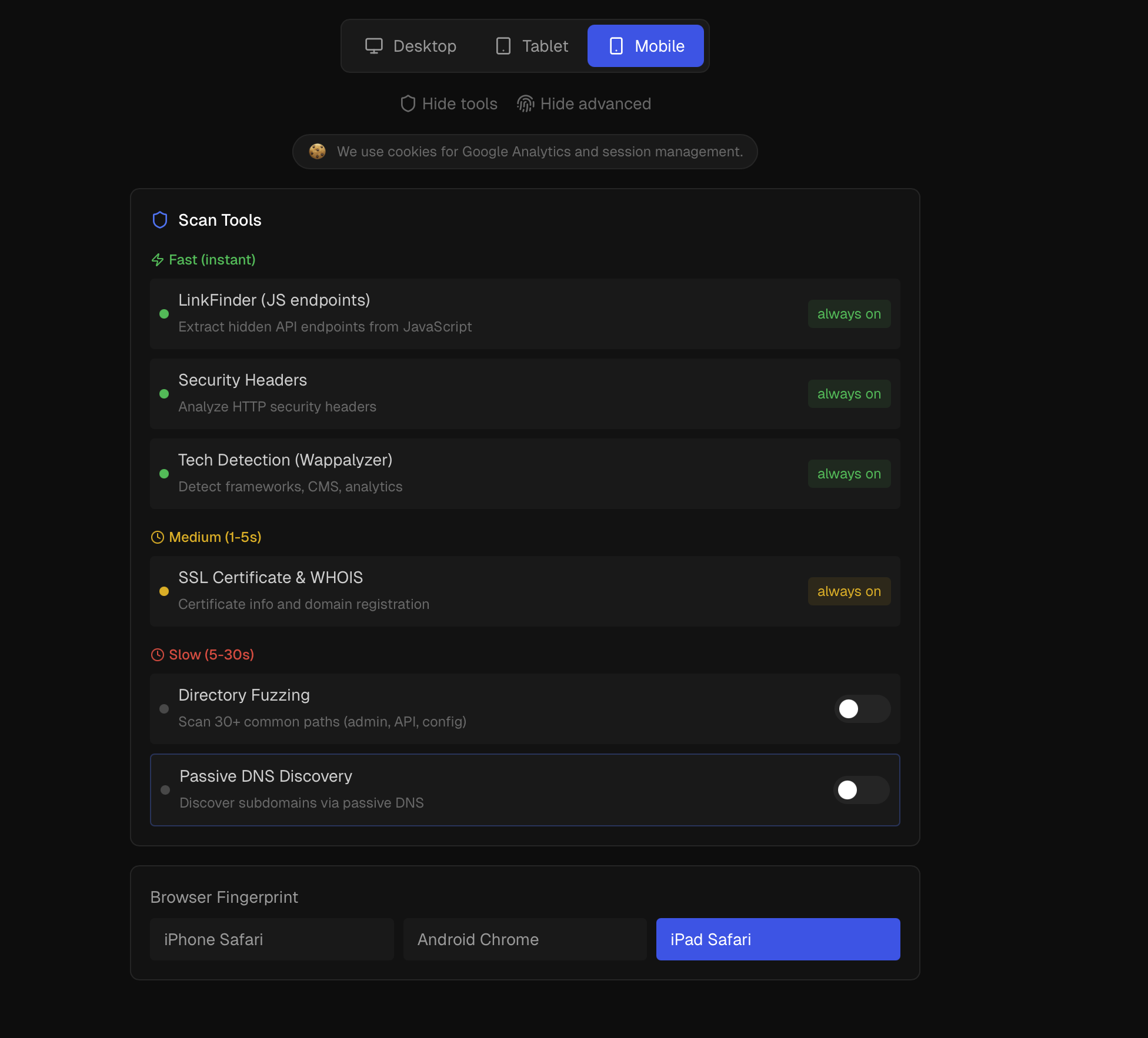 CyScan.io - cyberscanner gallery image