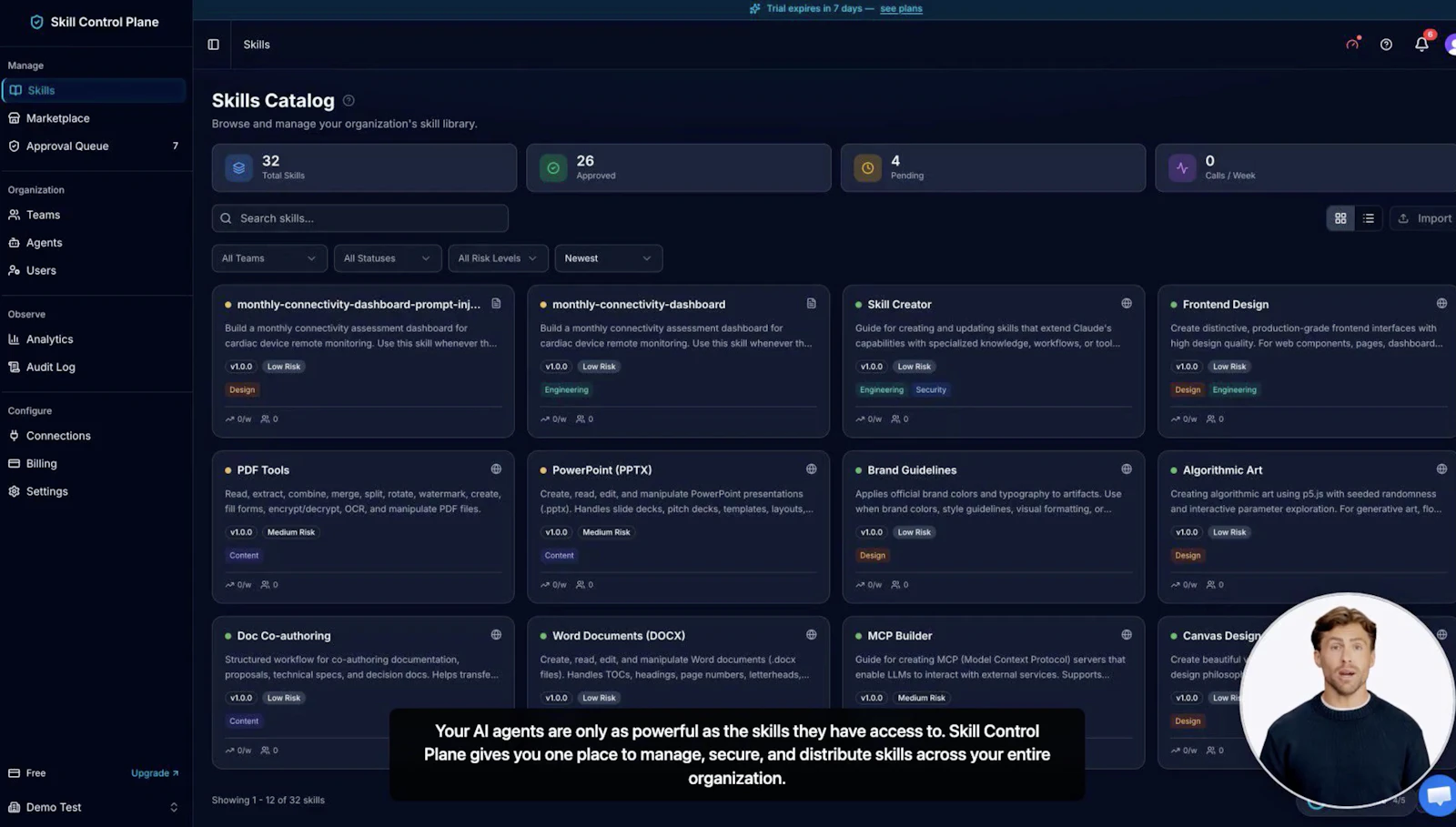 Skill Control Plane screenshot 7