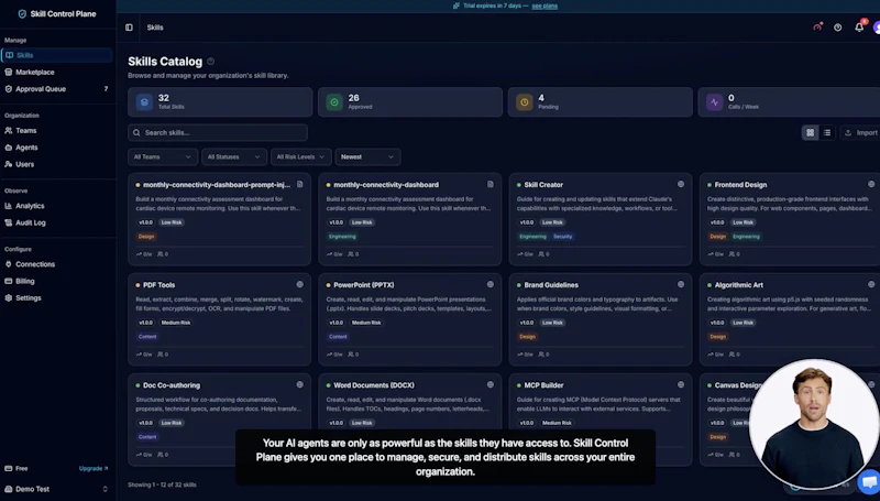 Skill Control Plane screenshot 7