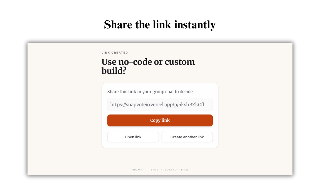 SnapVote gallery image