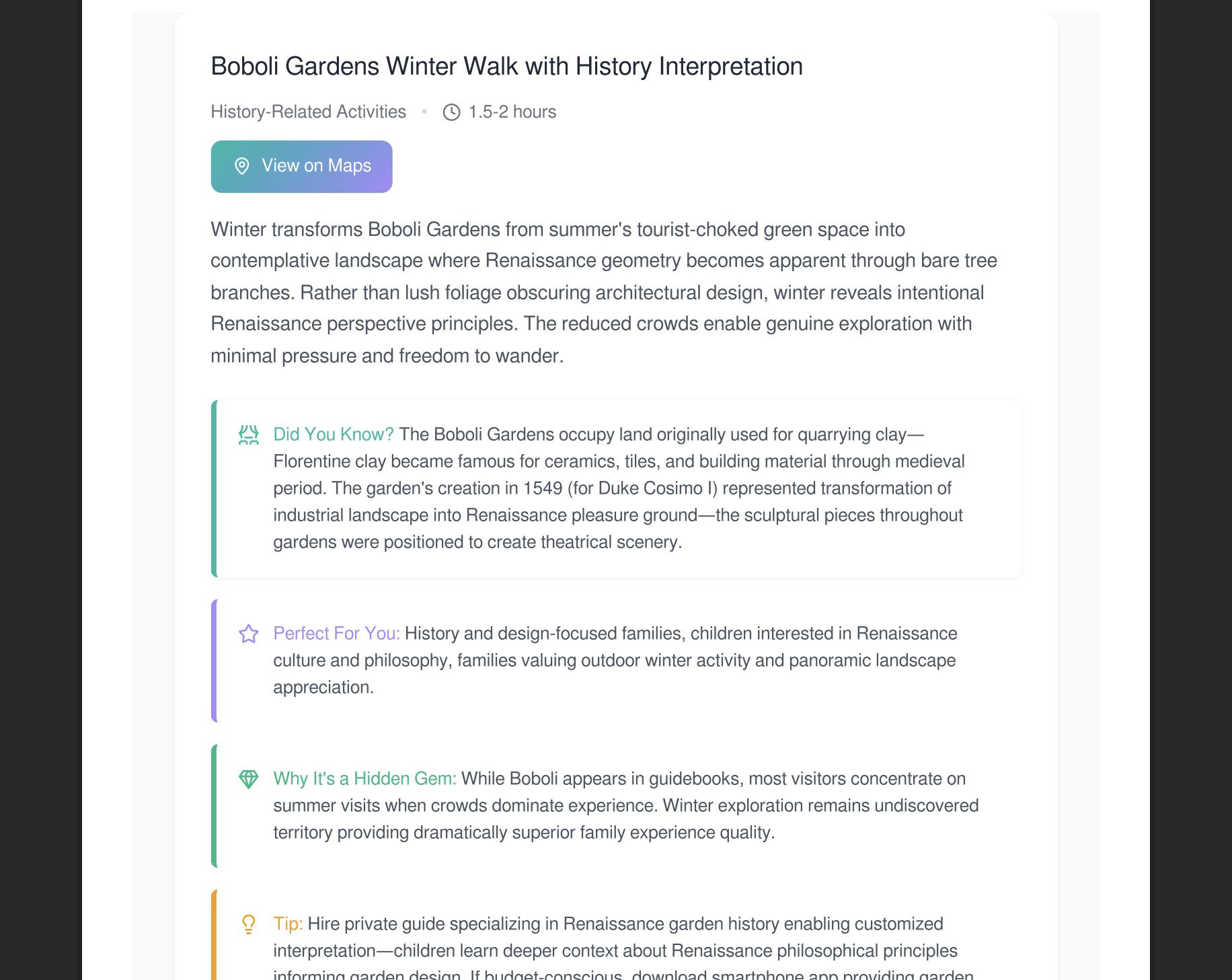 Voyaige - AI-powered city travel guides gallery image