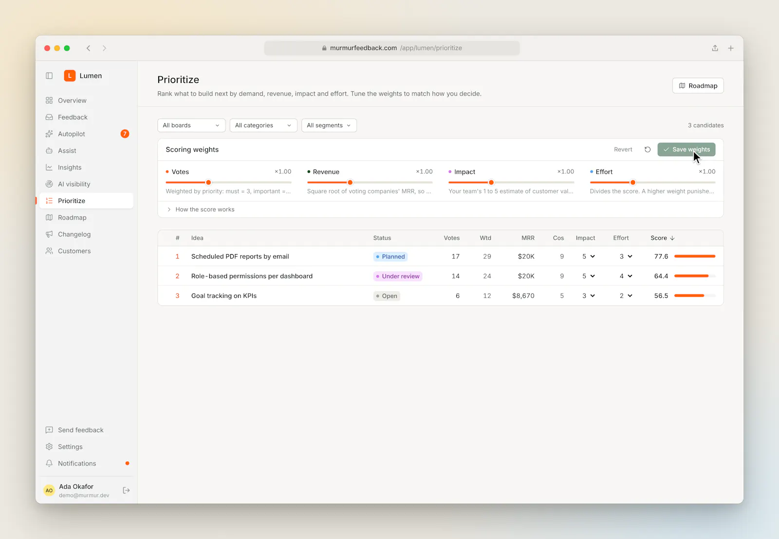 Murmur screenshot 3