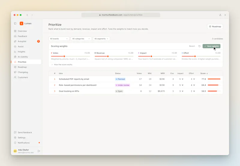 Murmur screenshot 3