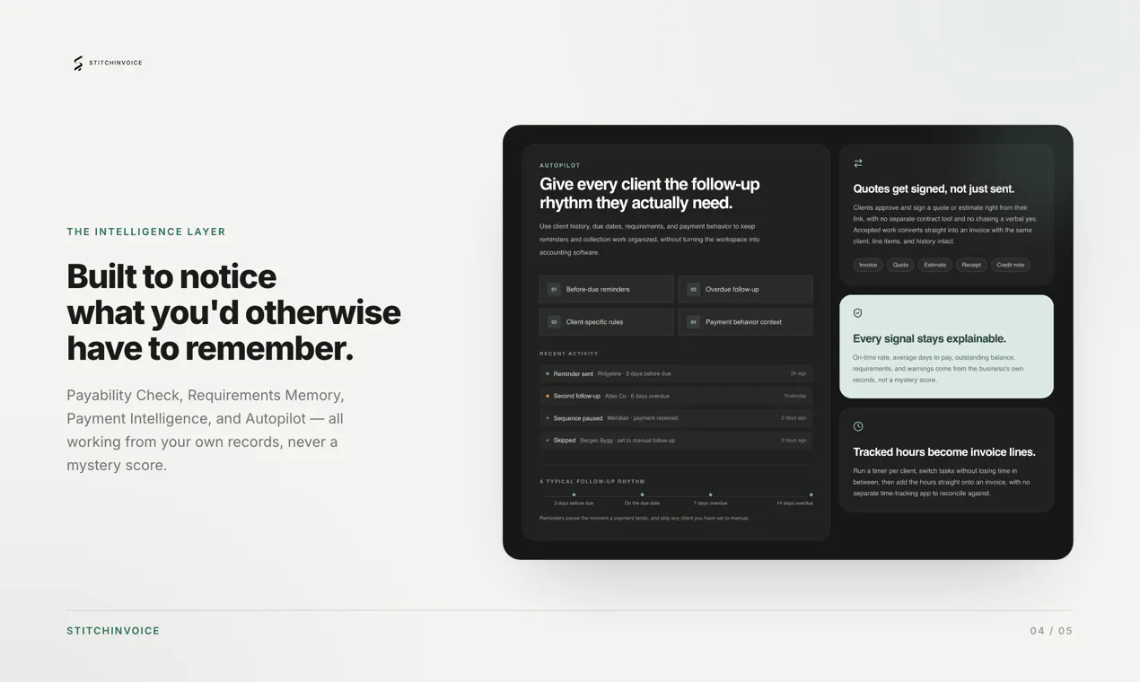 StitchInvoice gallery image