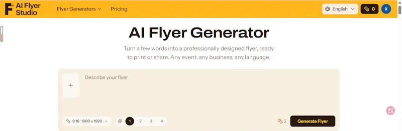 AI Flyer Studio screenshot 2