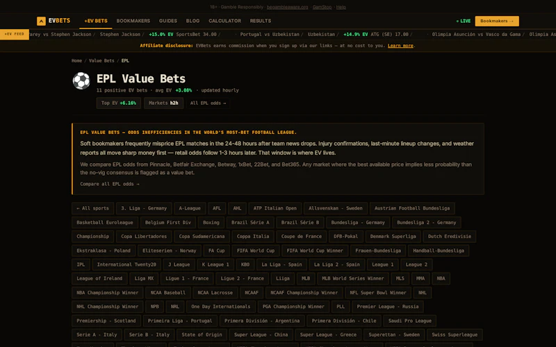 EVBets screenshot 5