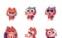 Taffy Cat – Sticker Pack media 2