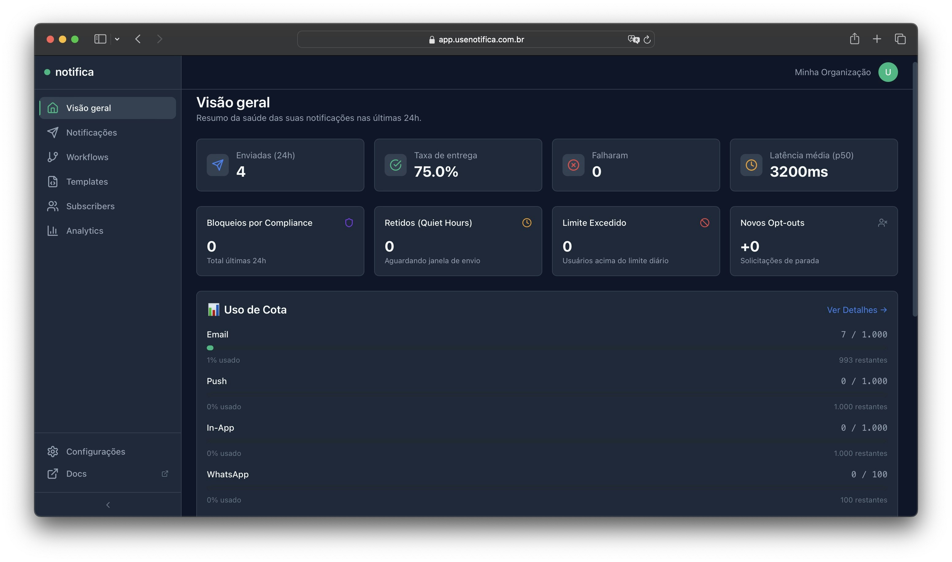 Notifica - Screenshot 2 showing product features and functionality