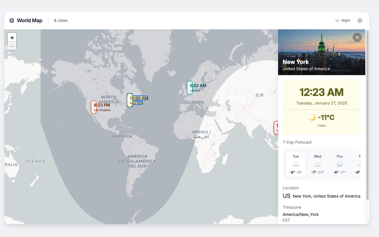 TimePal — 世界时钟和会议策划工具 gallery image