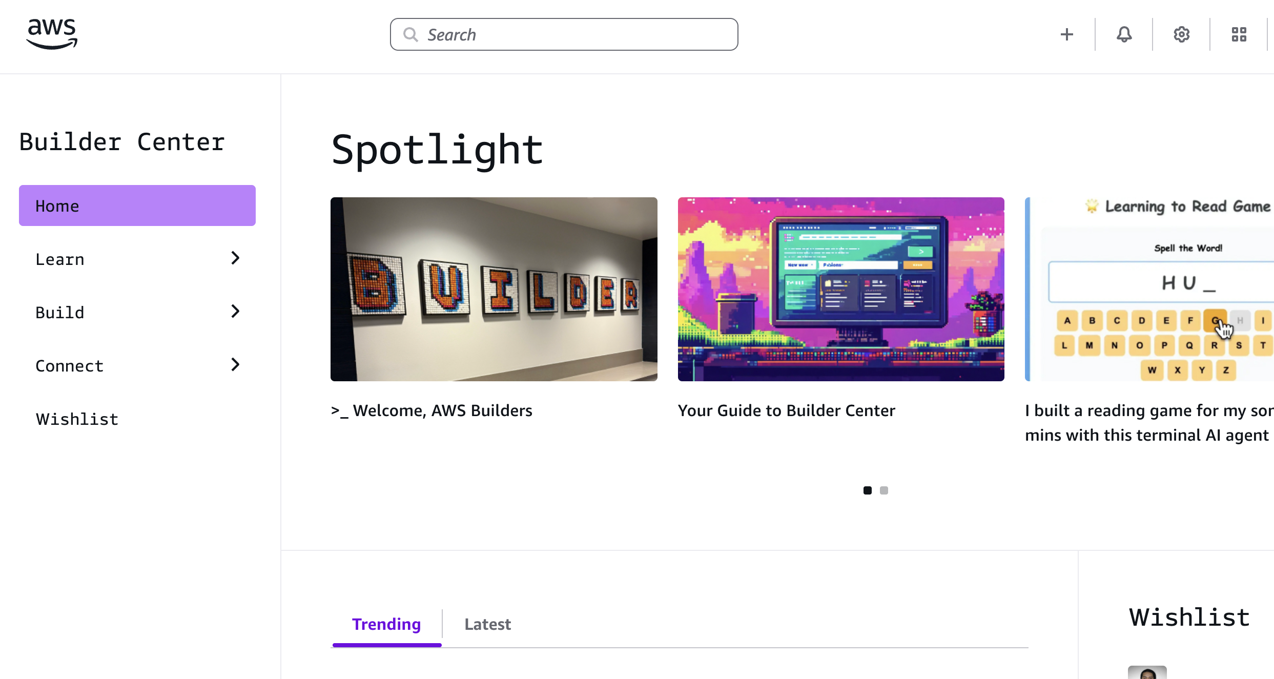 AWS Builder Center media 3