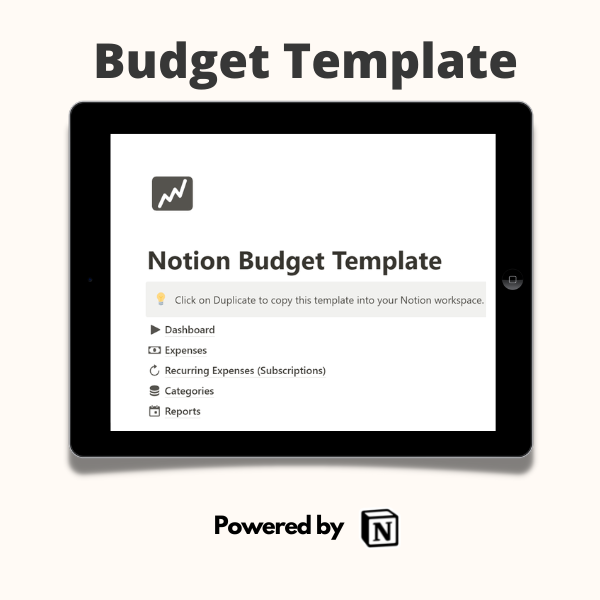 Notion Budget and Subscription Tracker thumbnail image