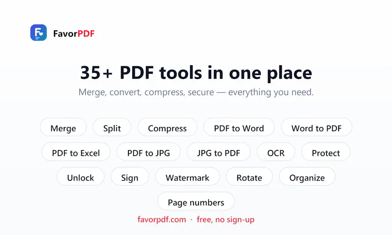 FavorPDF screenshot 4
