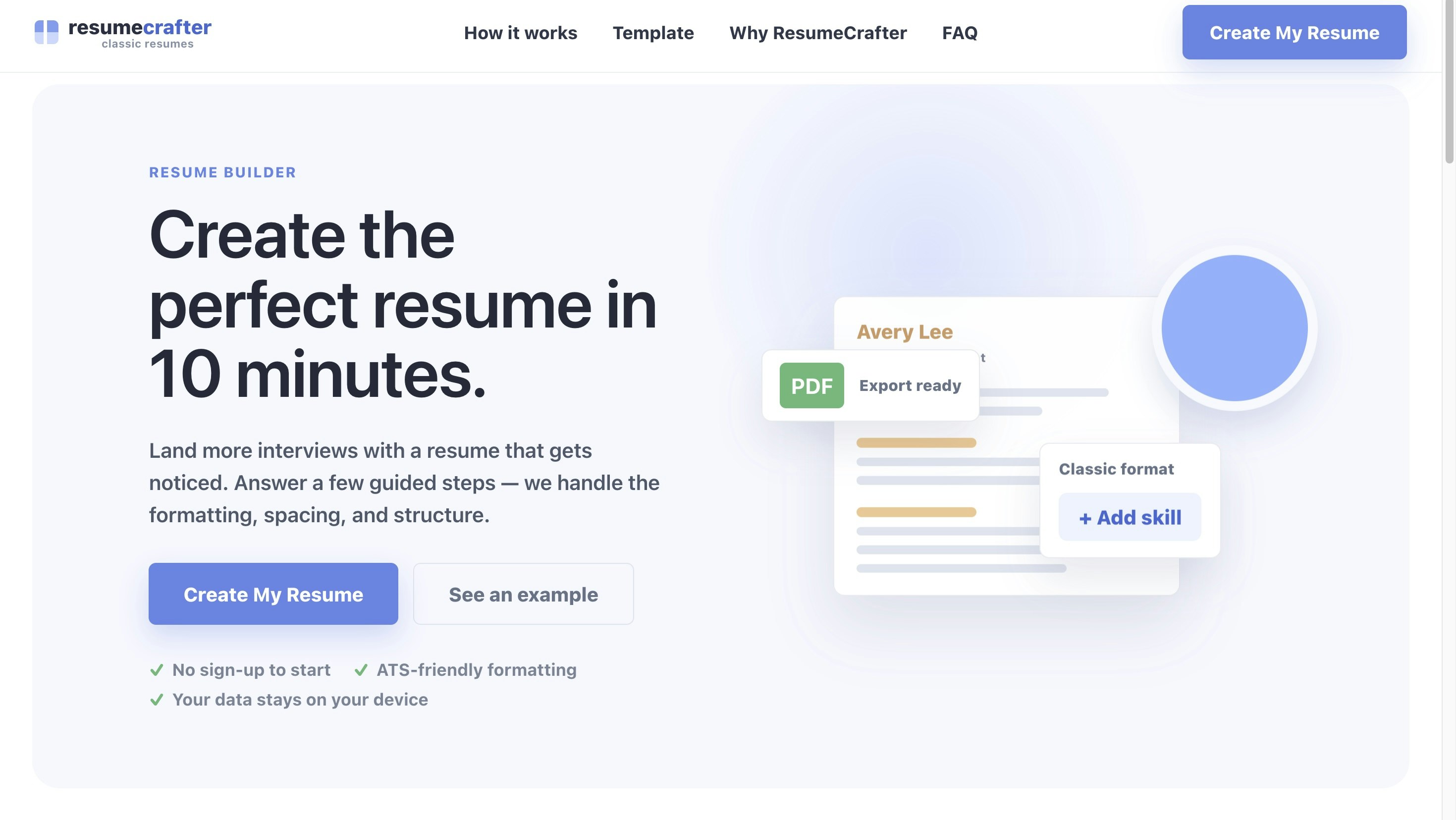 ResumeCrafter gallery image