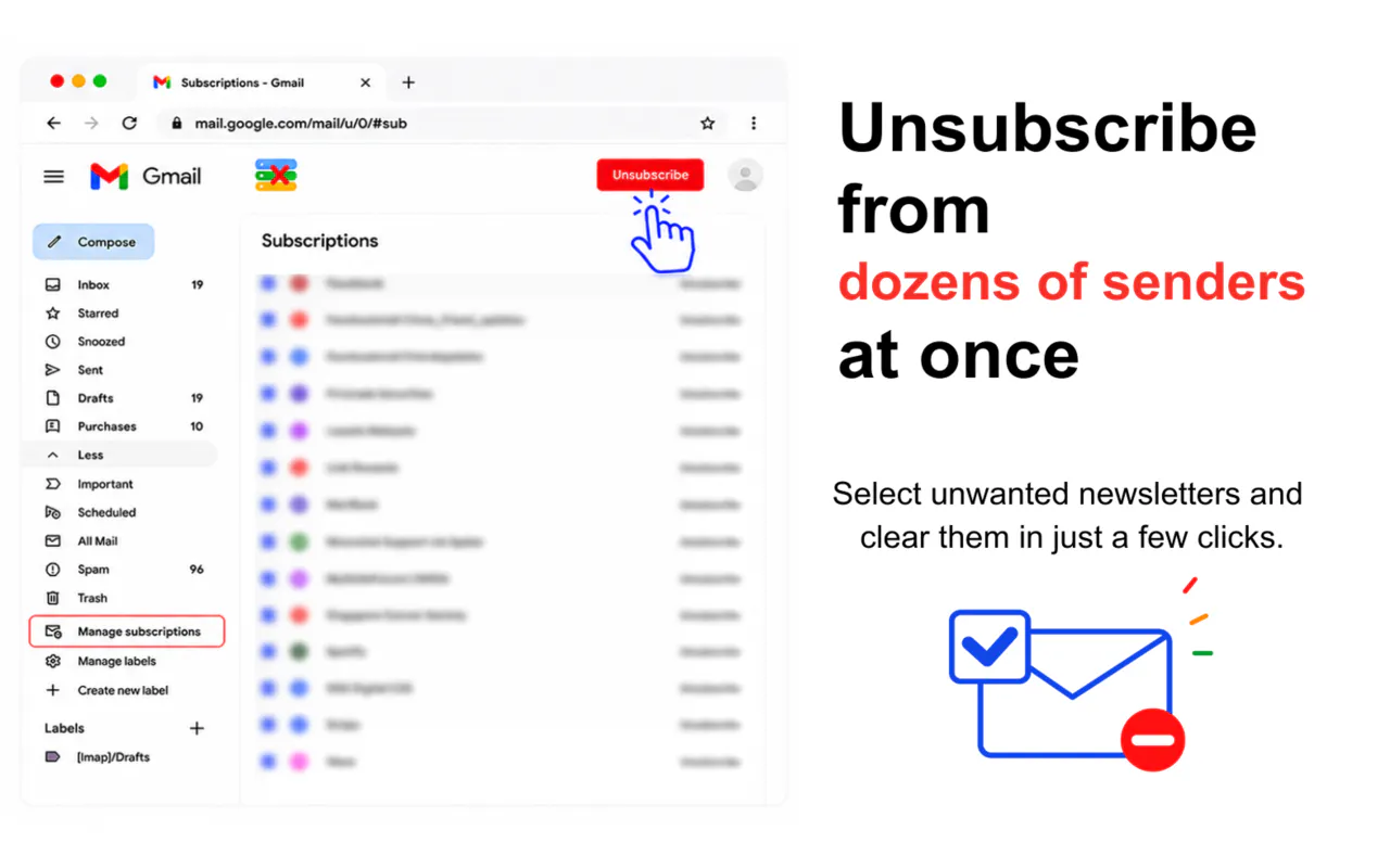 Bulk Unsubscriber for Gmail gallery image