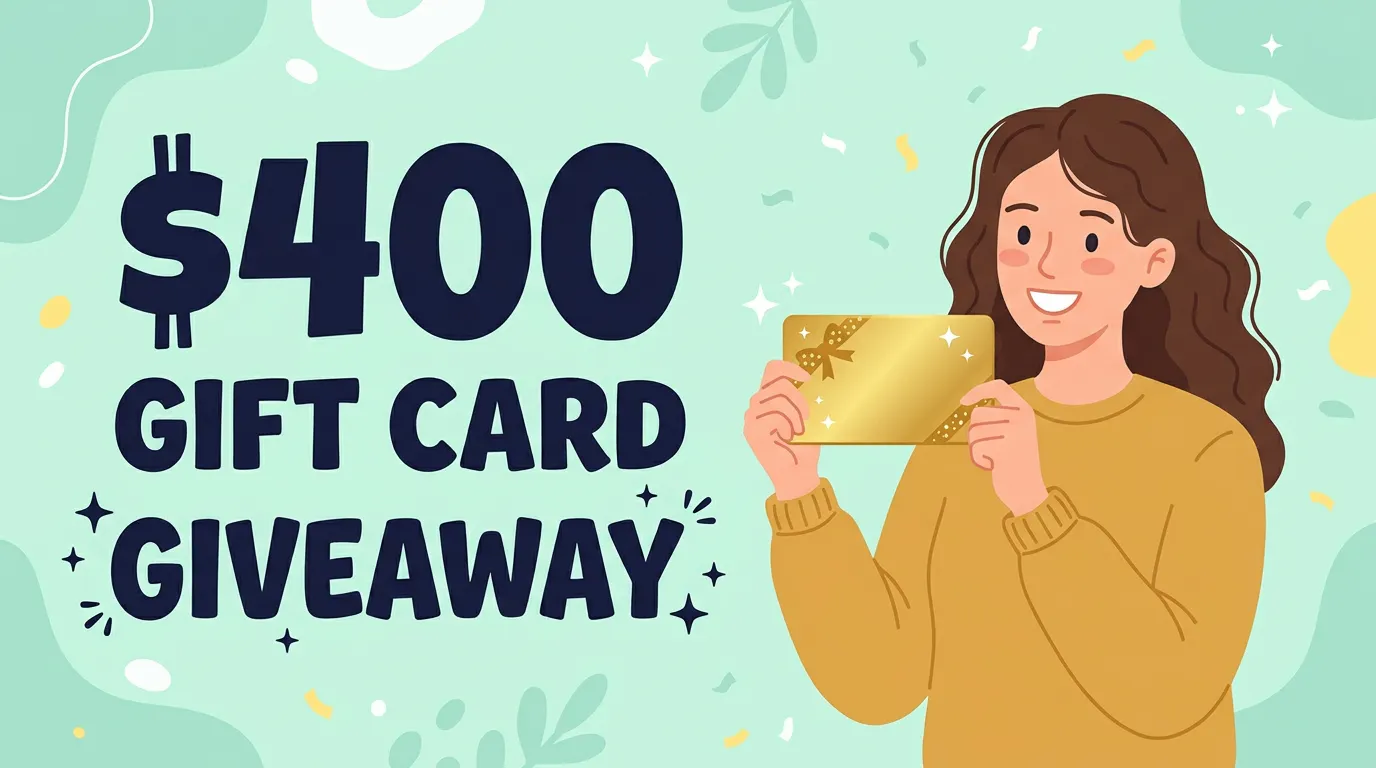 Last Chance: $400 Gift Card Giveaway gallery image
