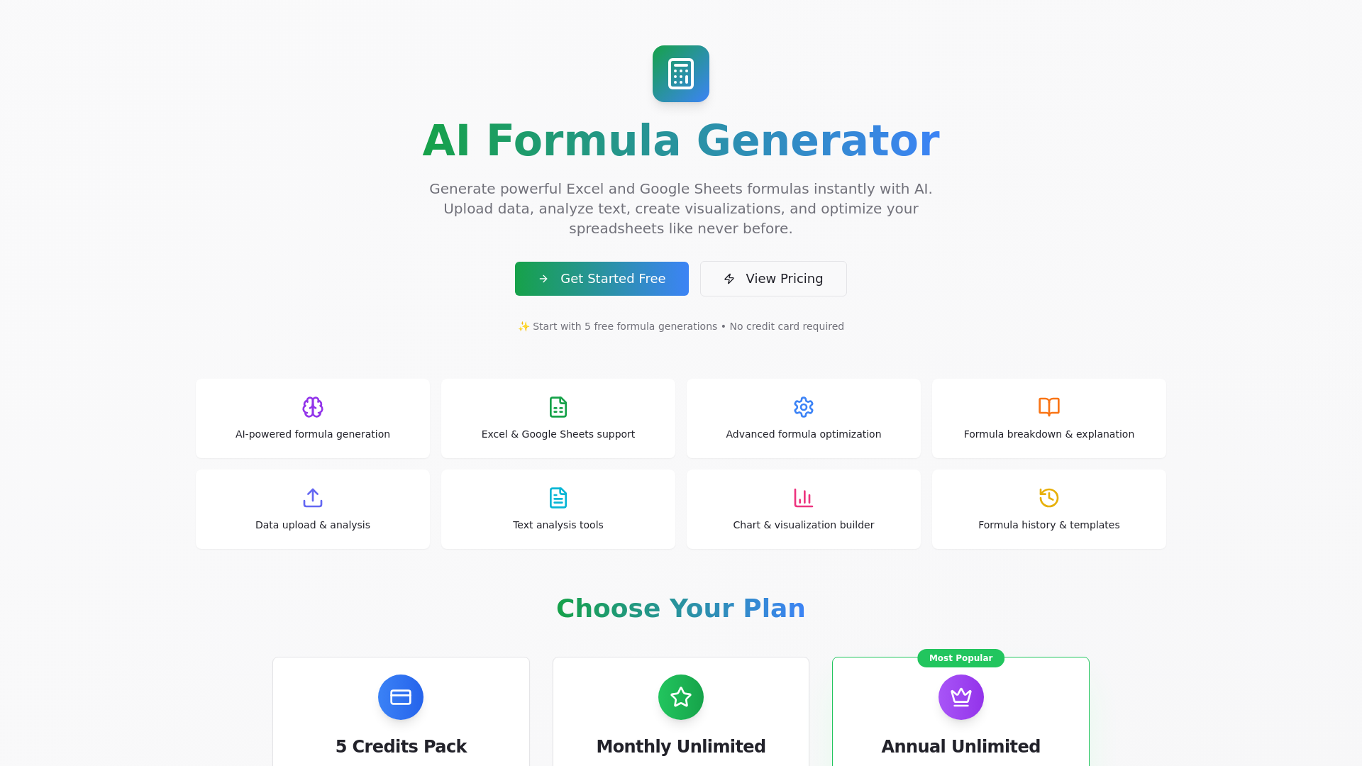 Excel Formula Generator gallery image