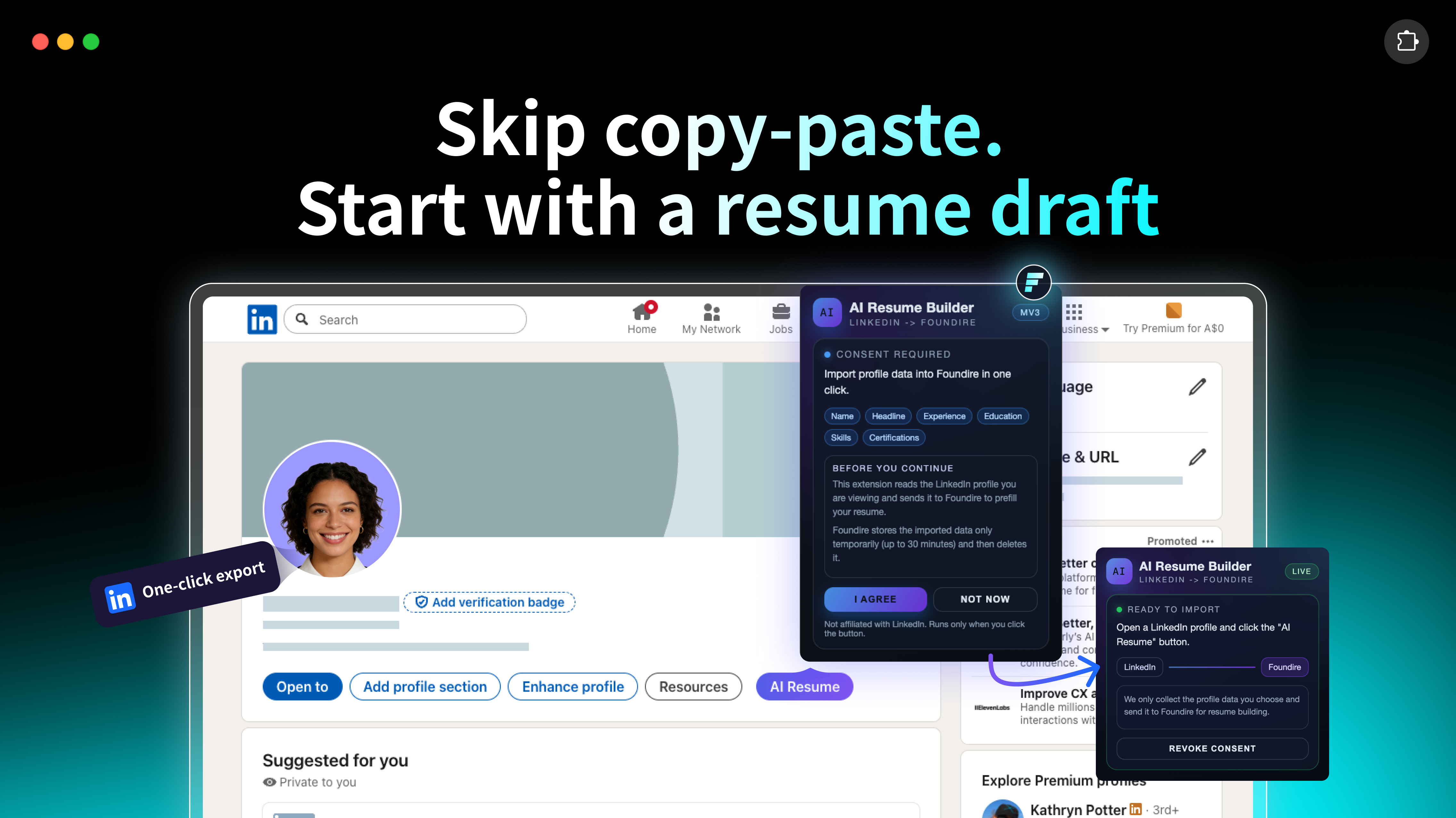 Resume Builder by Foundire gallery image