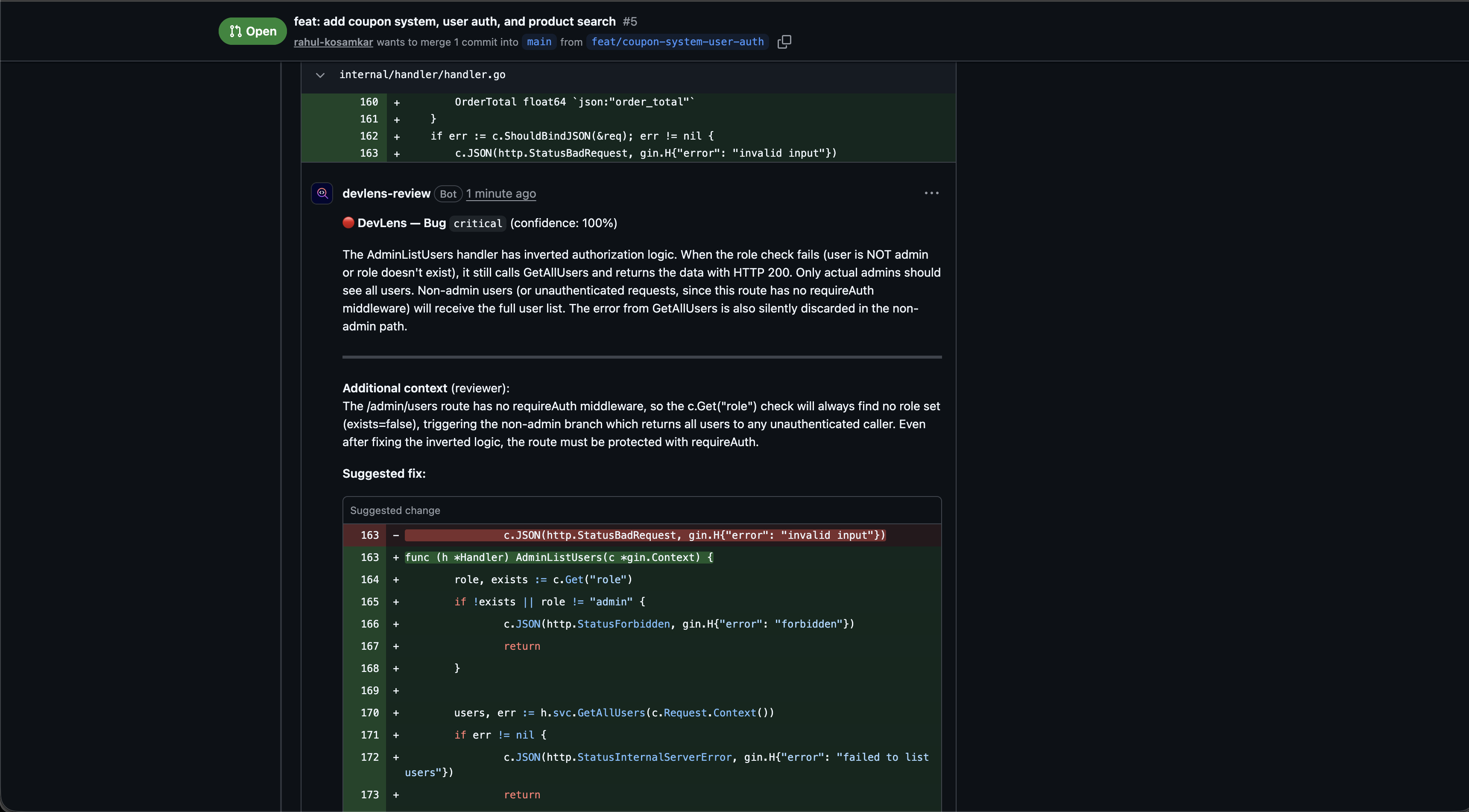 DevLens gallery image