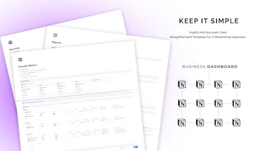 Business Dashboard - Notion Template gallery image