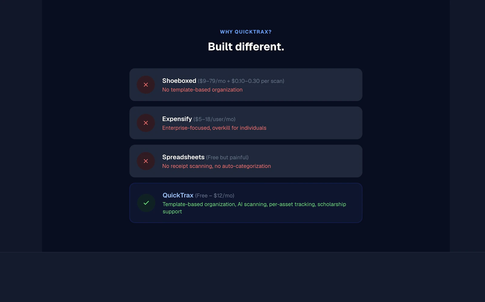 QuickTrax screenshot 3