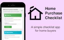 Home Purchase Checklist media 1