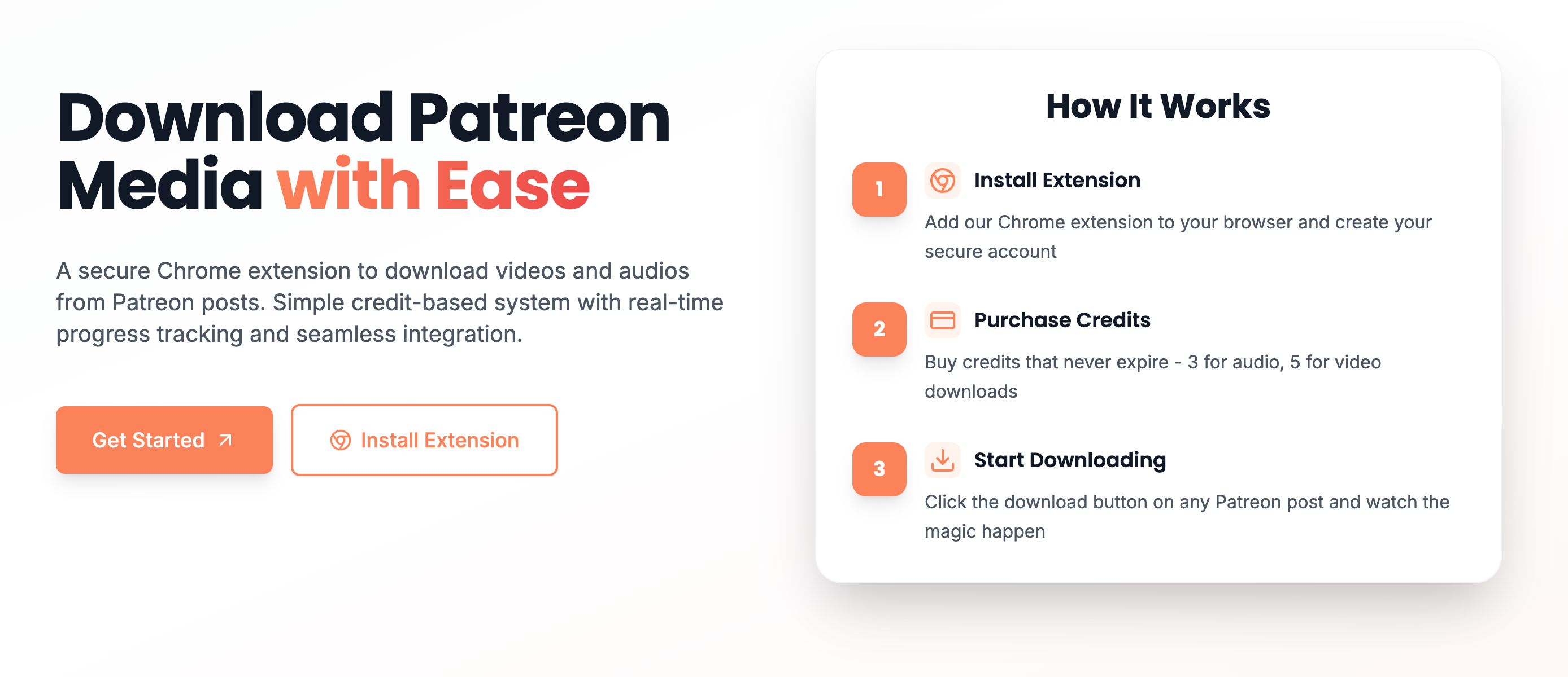 Patreon Media Downloader - एक क्लिक के साथ Patreon मीडिया डाउनलोड करें मीडिया 2