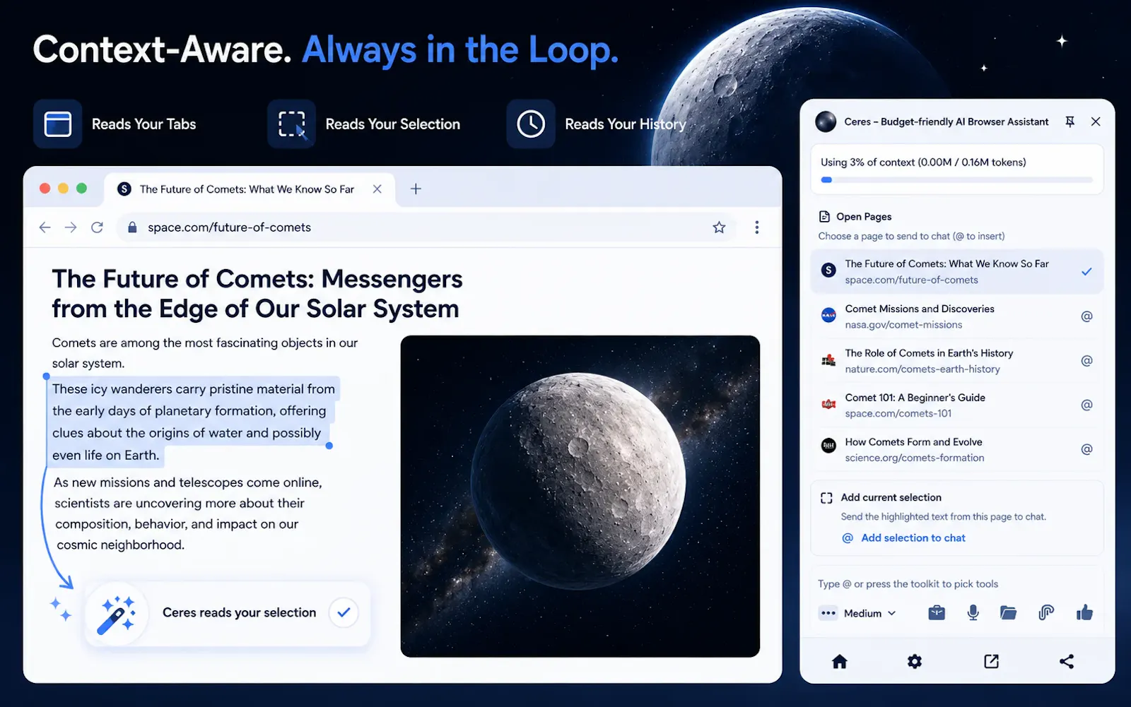 Ceres: On-Device AI Browser Assistant screenshot 4