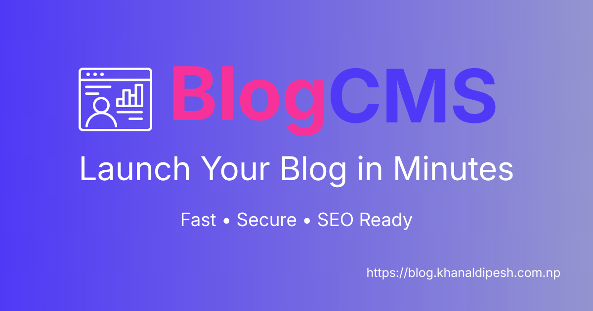 Blog CMS – Fast & Simple Blogging gallery image