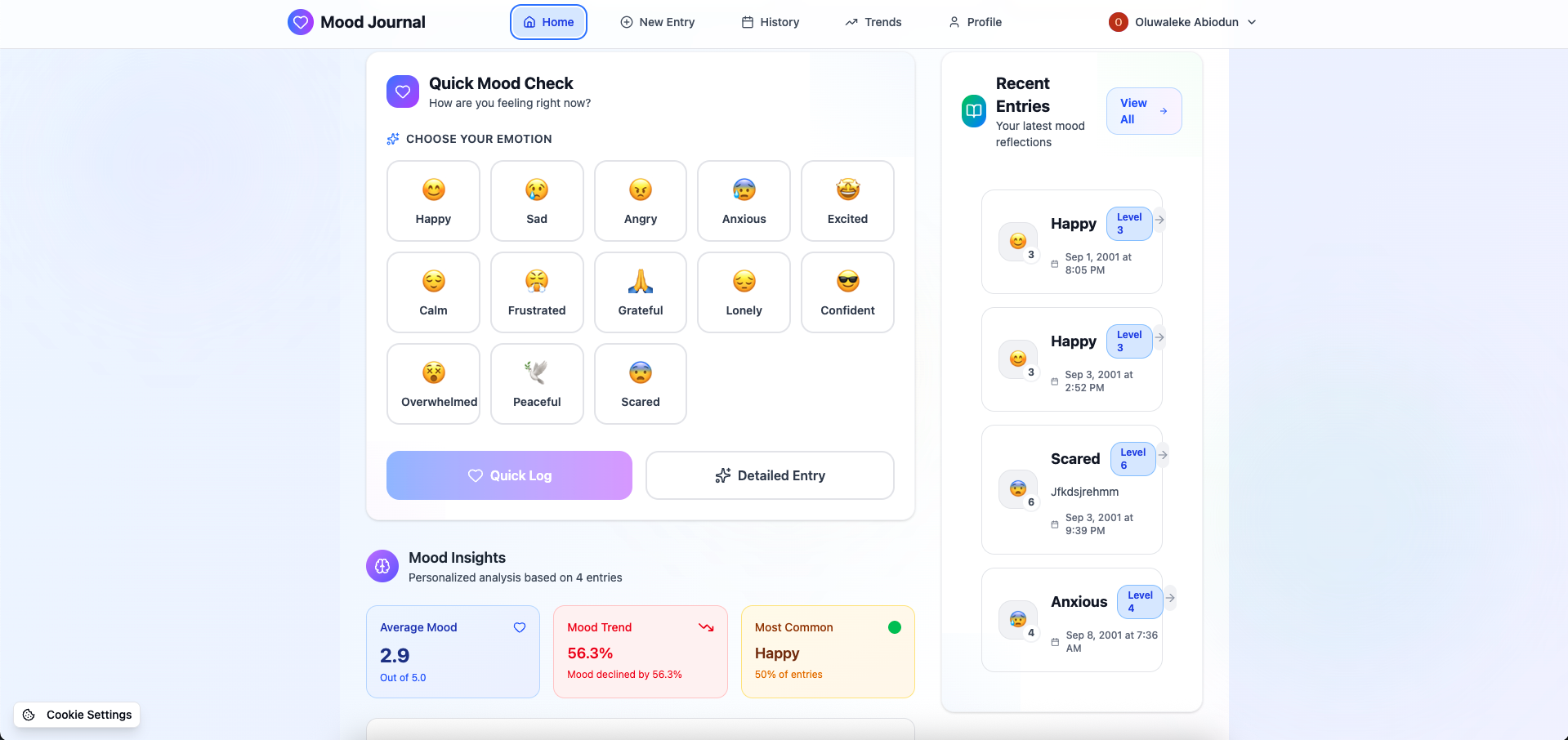 Mood Journal gallery image