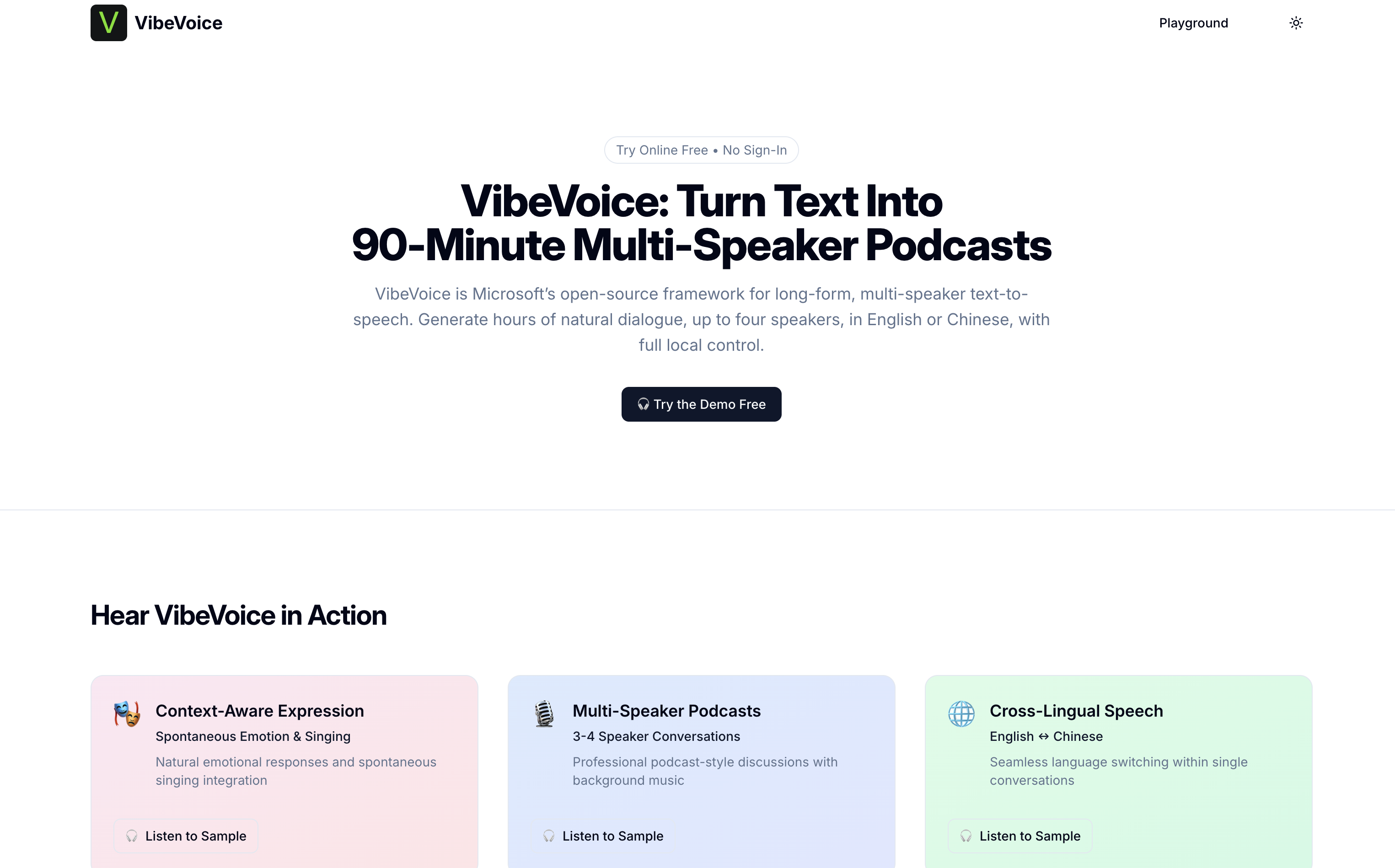 VibeVoice gallery image