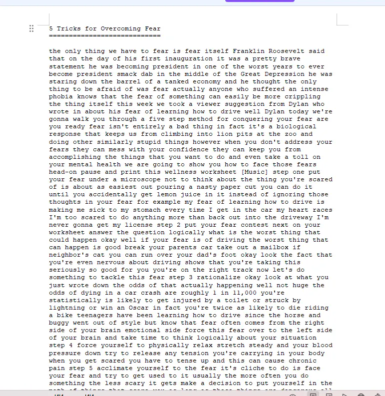 YouTube Transcript Exporter gallery image