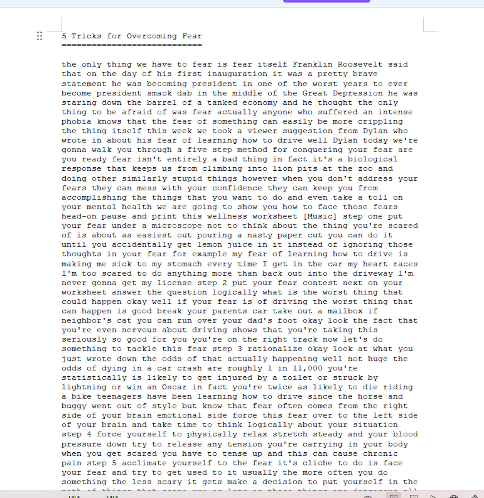 YouTube Transcript Exporter screenshot 4