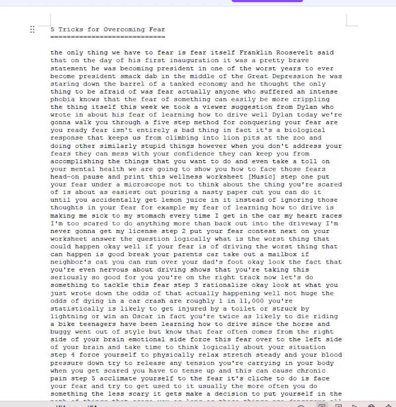 YouTube Transcript Exporter screenshot 4