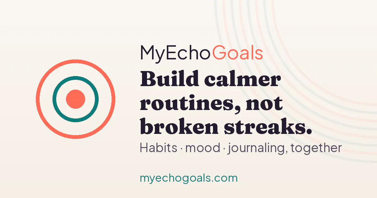 MyEchoGoals screenshot