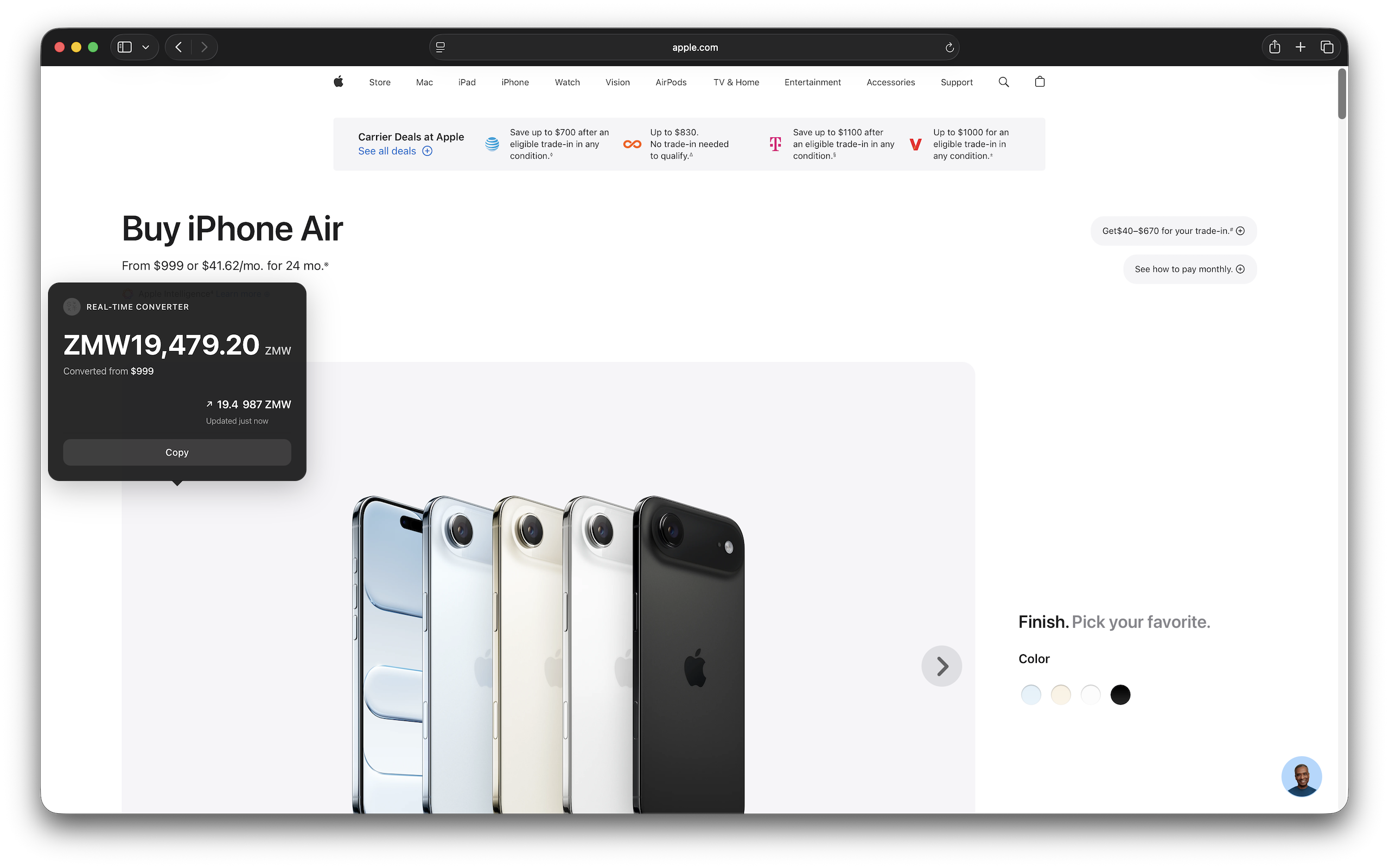 Currency Converter - Pro - Screenshot 2 showing product features and functionality
