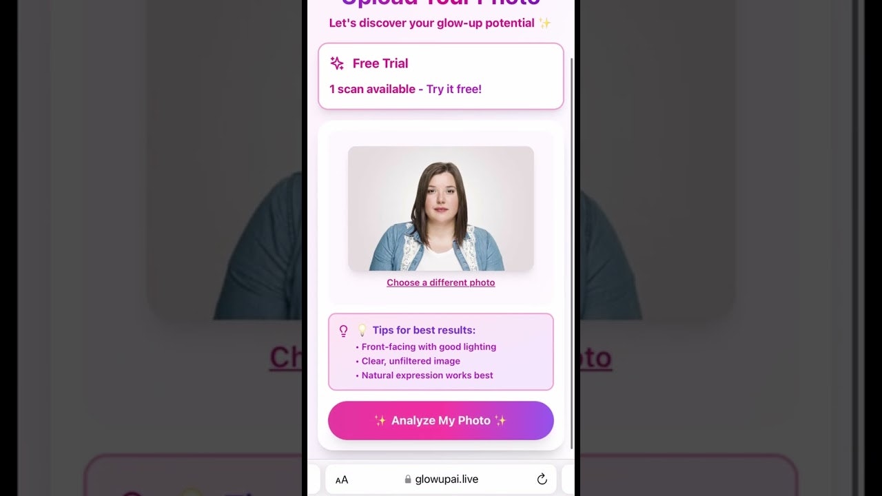 Glow Up AI gallery image