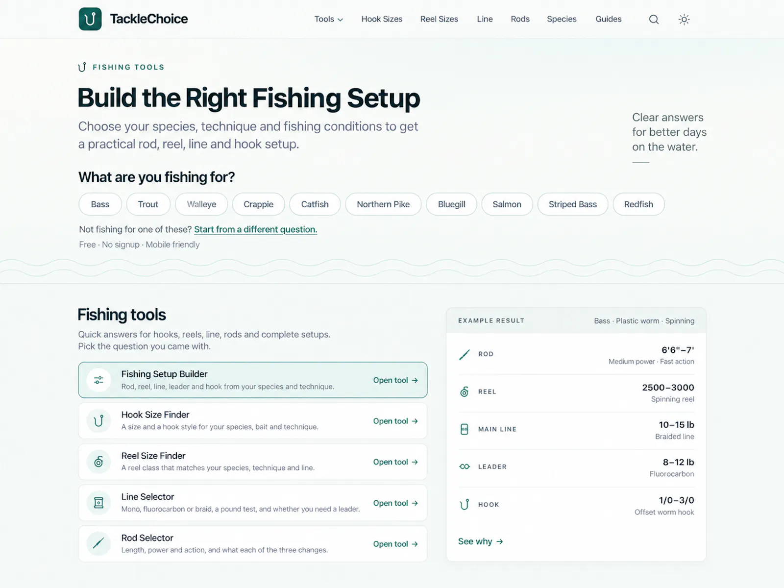 TackleChoice screenshot 1