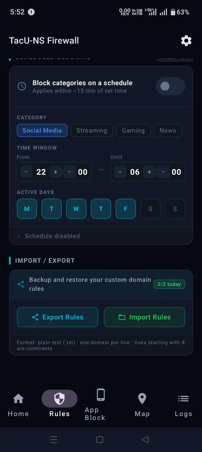 TacUNS Firewall gallery image