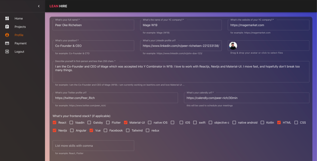 Lean Hire gallery image