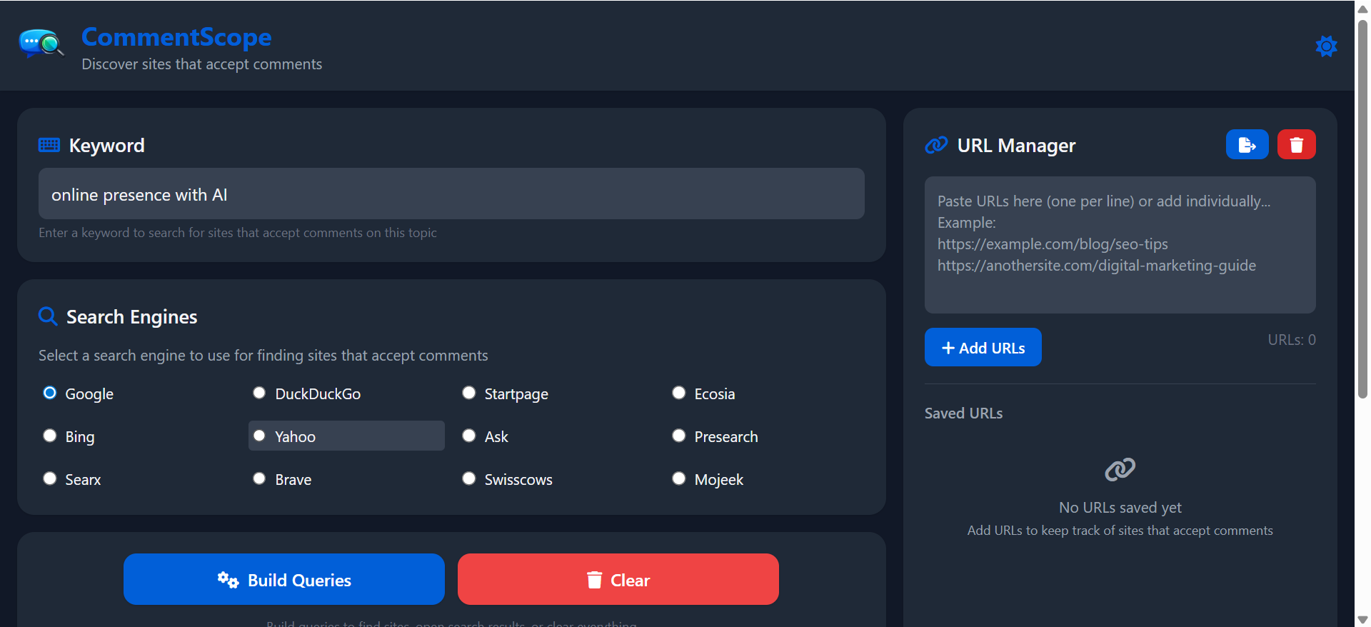 CommentScope - Screenshot 3 showing product features and functionality