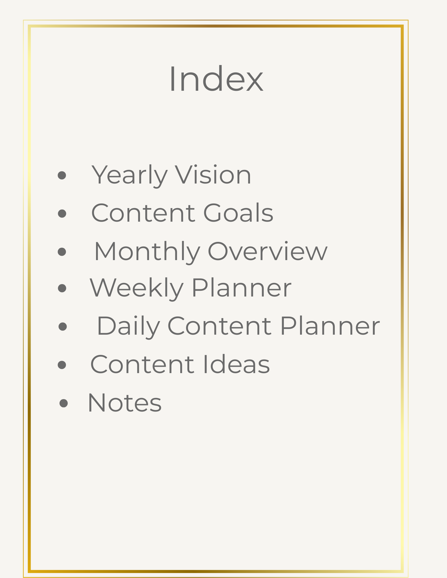 2026 Content Planner for Creators gallery image