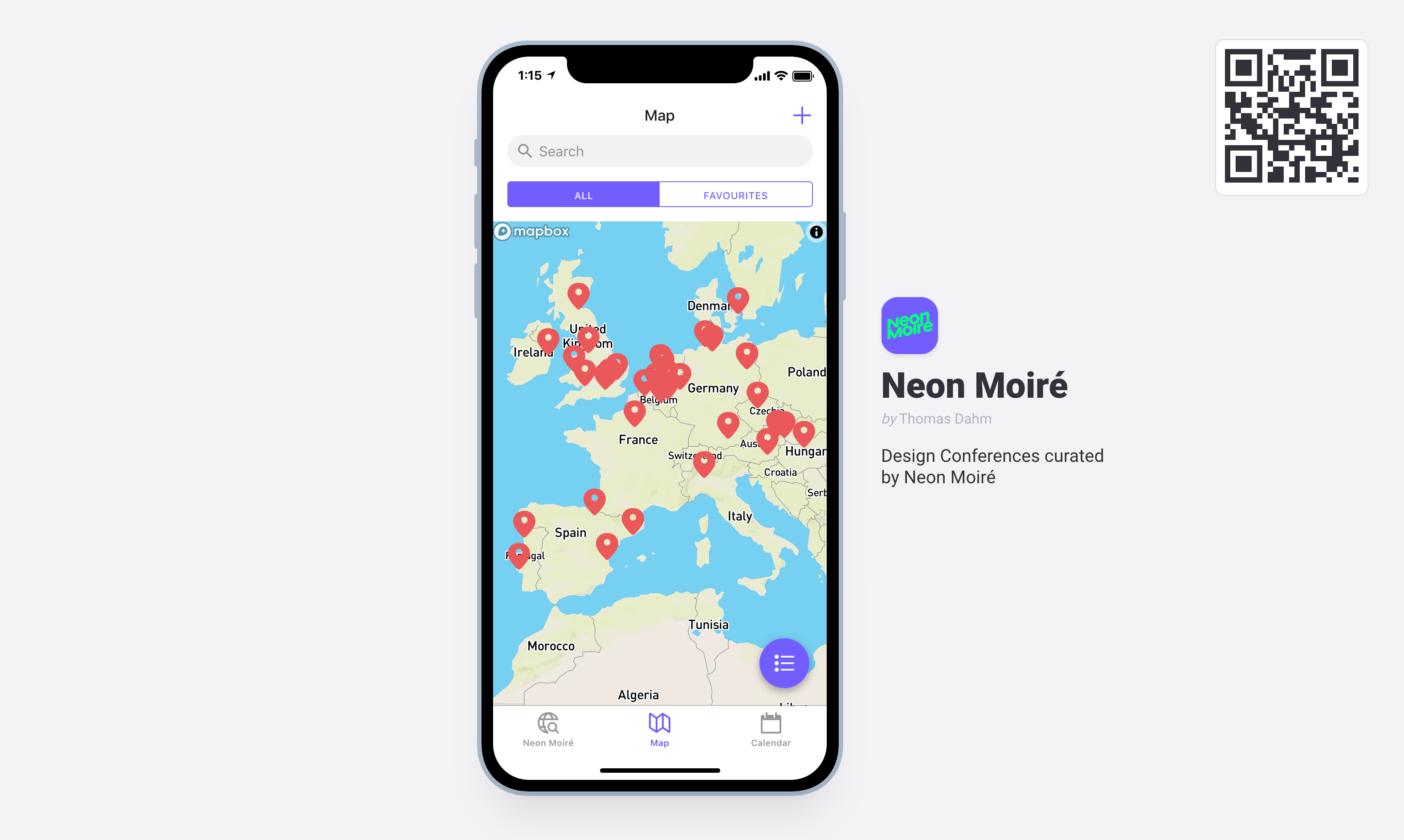 Neon Moiré gallery image