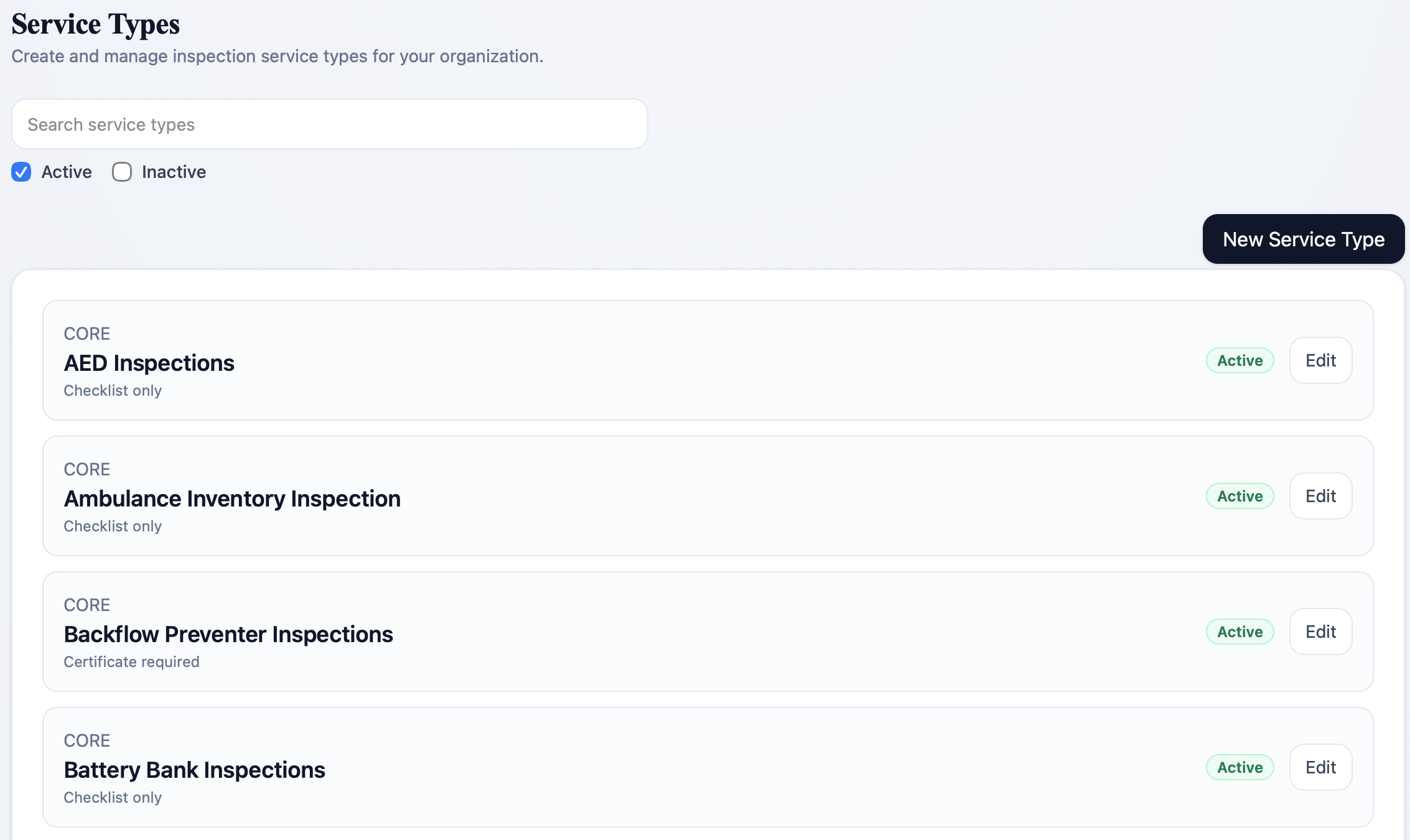 Inspection Logging gallery image