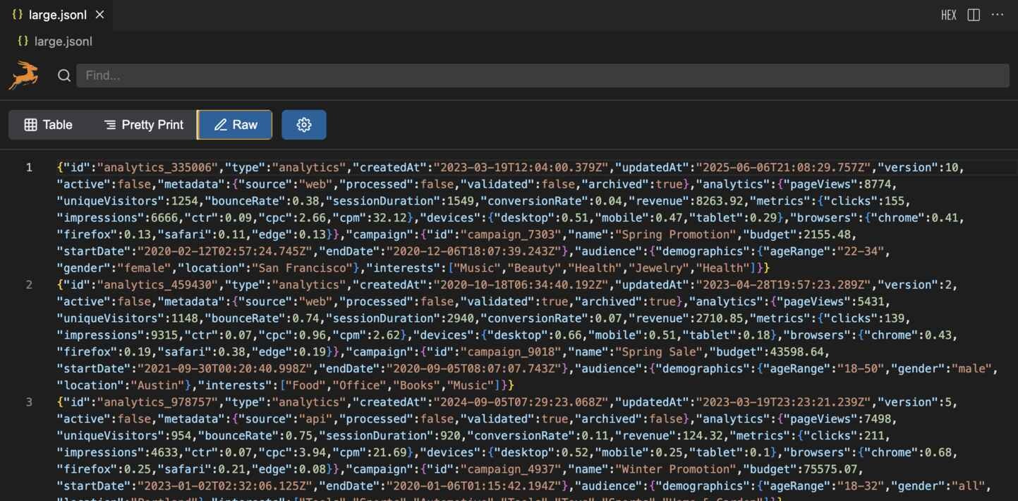 JSONL Gazelle gallery image