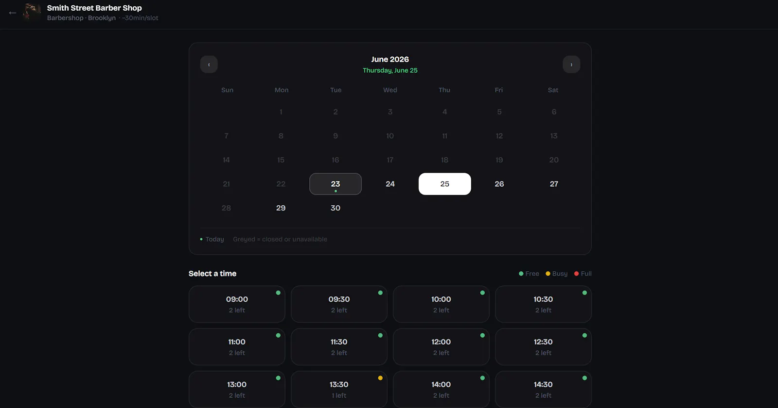 Rezervini screenshot 4