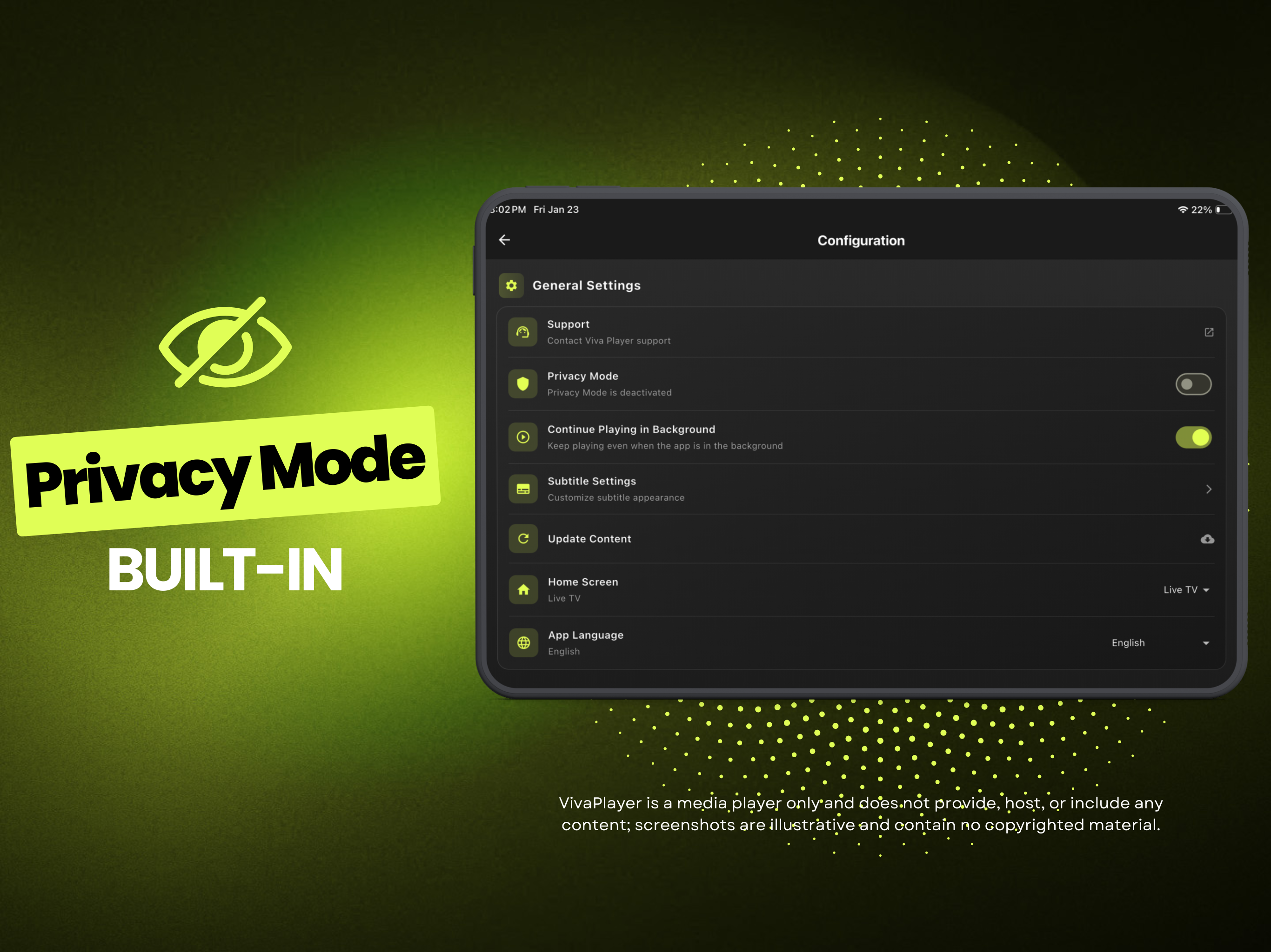VivaPlayer™ gallery image