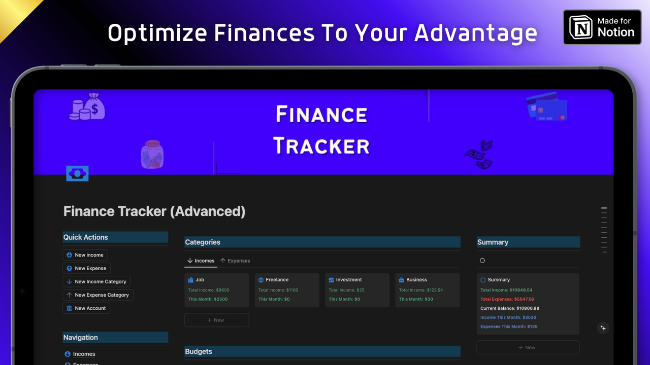 Finance Tracker gallery image