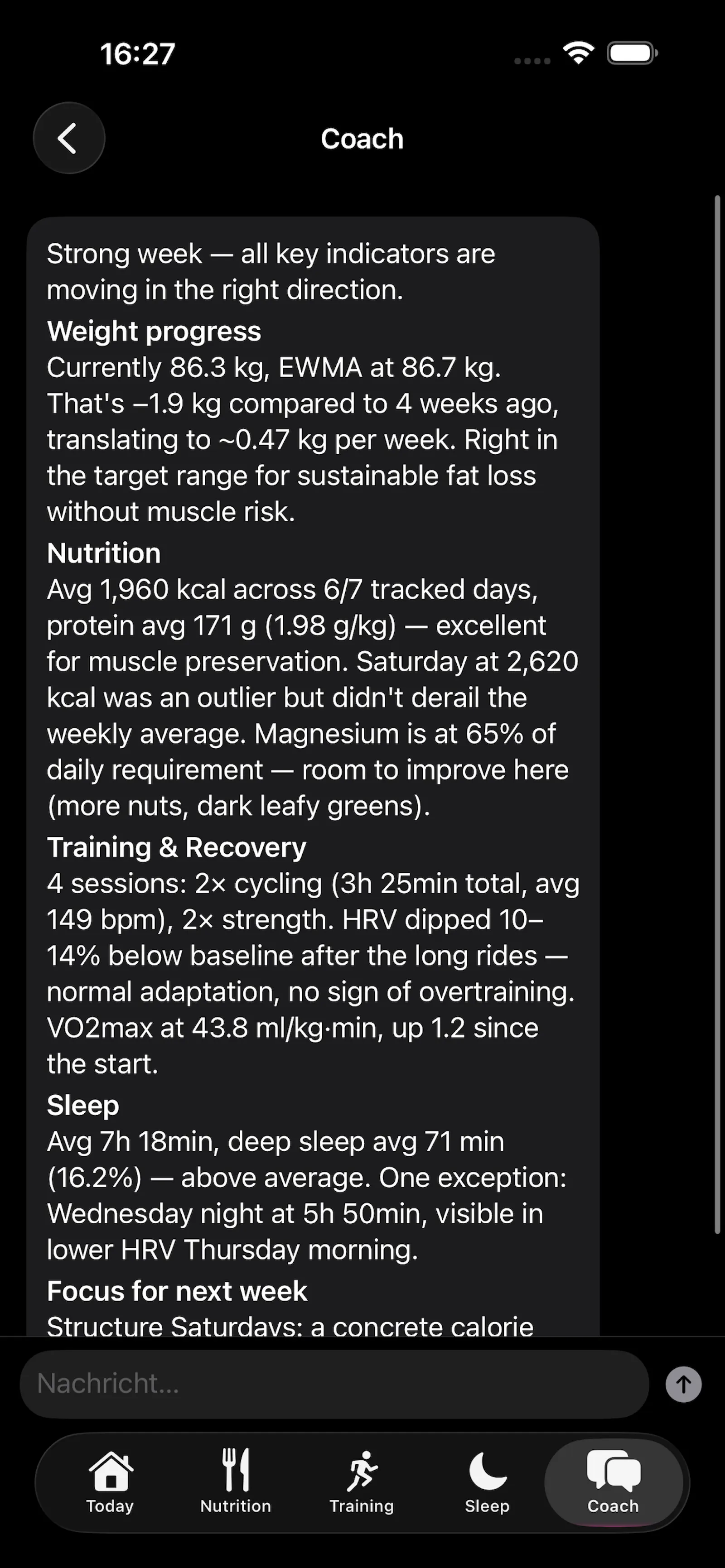 ShapeSync – AI Health Coach screenshot 4