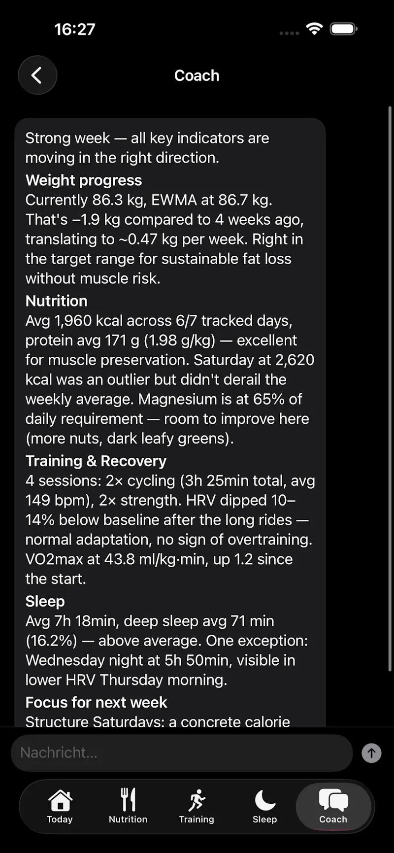 ShapeSync – AI Health Coach screenshot 4