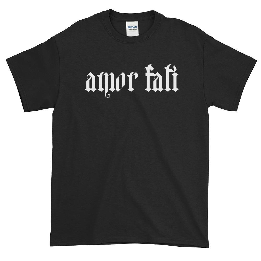 'Love Your Fate' Latin Phrase Tshirt gallery image